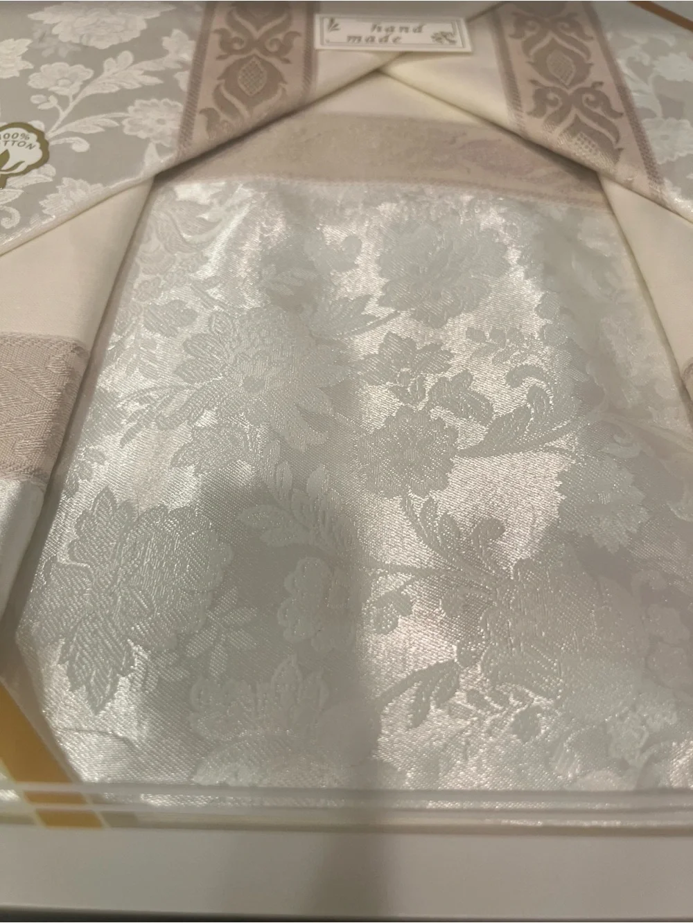 Vintage handmade Italian Bedding sheets Set Embroidered 100% Pure Cotton NEW